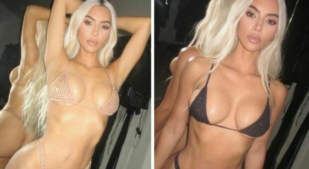 Kim Kardashian, reggiseno underboob e il dettaglio nascosto allo specchio: il nuovo set di lingerie fa impazzire i fan