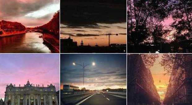 Roma, il tramonto è magico: su Instagram pioggia di condivisioni