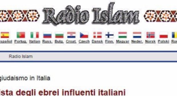Blacklist di ebrei sul Web, il gip di Roma oscura il sito