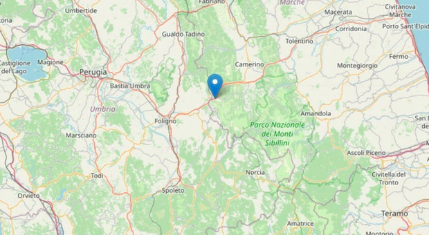 Terremoto a Macerata, scossa di magnitudo 3.2: «Avvertita anche in Umbria»