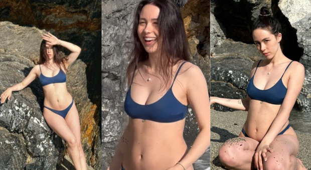 Aurora Ramazzotti in bikini dopo la gravidanza, pioggia di like (tra polemiche e apllausi): «Finalmente una donna senza ventre piatto»