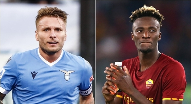 Immobile contro Abraham, il veterano e il bambino: Lazio-Roma nel segno del gol