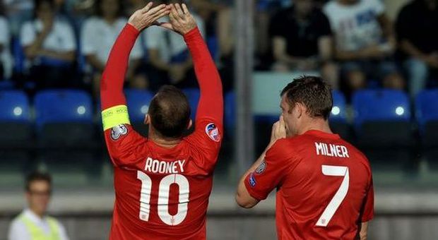 Inghilterra super: asfalta San Marino e si qualifica agli Europei. Rooney raggiunge Charlton in vetta alla classifica marcatori