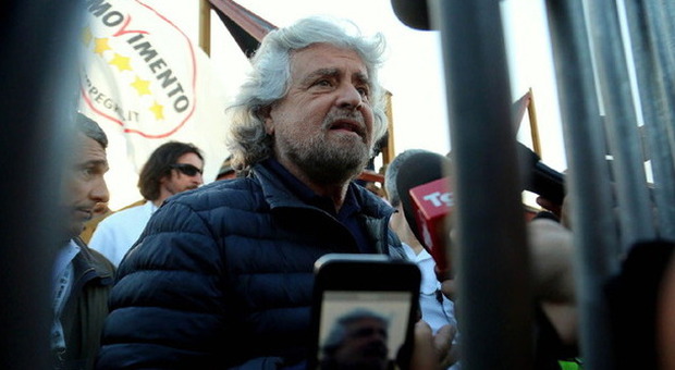 Beppe Grillo a Malagrotta