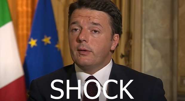 Renzi parla inglese, la reazione del web alla crisi di governo: «Shock»