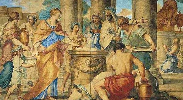 1 marzo 375 a.C. Viene fondato il tempio di Giunone Lucina sull'Esquilino