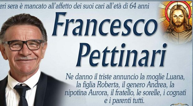 Questa mattina l’addio a Francesco Pettinari: recitava con Li Spiritusi
