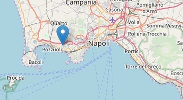 Terremoto nel Napoletano: scossa magnitudo 2.2 in area Pozzuoli. Paura tra i cittadini