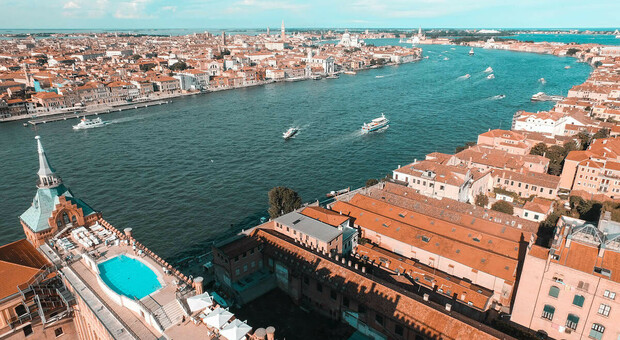 Hilton Molino Stucky Venice: panorama dal drone