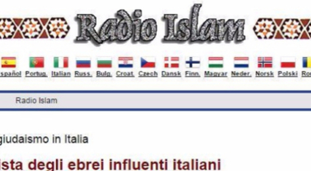 Blacklist di ebrei sul Web il gip di Roma oscura il sito