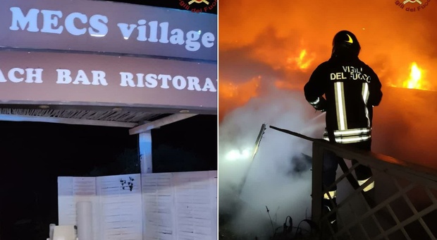Ostia, il Mecs Village distrutto dalle fiamme: nella notte l'incendio allo stabilimento