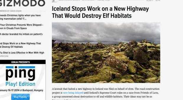 Islanda, ambientalisti bloccano la costruzione di un'autostrada: «Così distruggete la casa degli elfi»