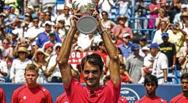 Federer, la vittoria di Cincinnati vale anche il secondo posto nel ranking