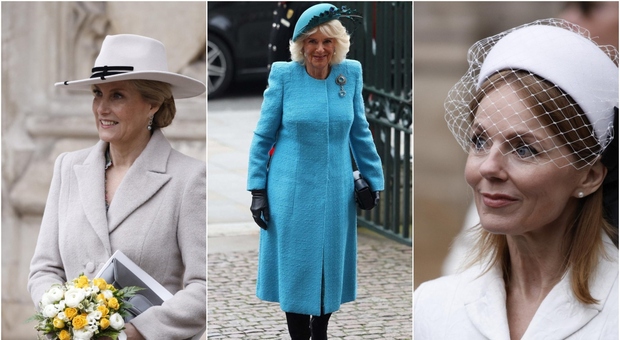 Pagelle royal family: Camilla in versione pastello-Elisabetta (7), Sophie di Edimburgo stilosa (9), Geri Halliwell morigerata (6). I look a Westminster