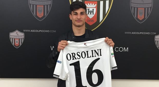 Il nuovo attaccante baby dell'Ascoli, Riccardo Orsolini