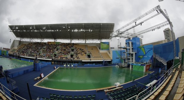 Rio 2016, riaperta la piscina dei tuffi. L'acqua verde non danneggerà gli atleti
