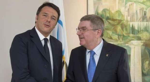 Olimpiadi, Bach riceve Renzi a Losanna: ​"La proposta di Roma 2024 è molto buona"