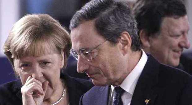 Berlino sulla telefonata Merkel-Draghi: «E' stato il presidente della Bce a chiamare»