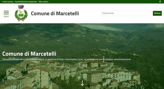 Marcetelli, è online il nuovo sito istituzionale
