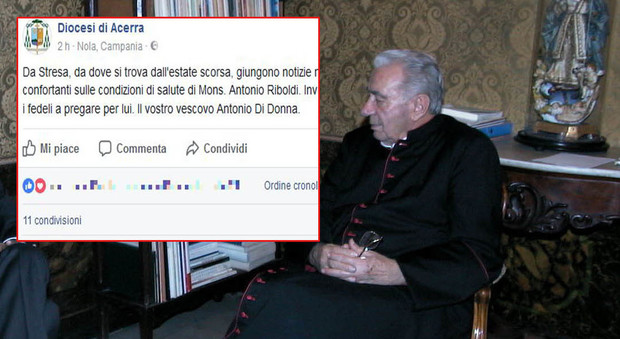 In ansia per la salute di don Riboldi, il vescovo su Fb: pregate per lui