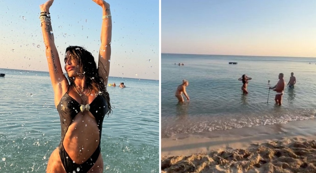 Guendalina Tavassi e la foto sexy in acqua: poi posta il 'dietro le quinte'. «Cos'è successo davvero»