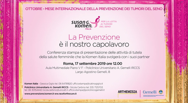 “La Prevenzione è il nostro capolavoro”, al Gemelli la Sinda Raggi partecipa alla conferenza in vista del Mese Internazionale della Prevenzione dei Tumori del Seno