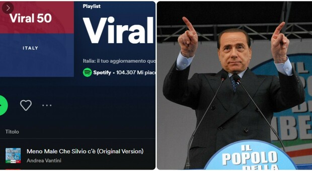 Berlusconi, «Meno male che Silvio c'è» è la canzone più ascoltata dagli italiani su Spotify: ecco chi è l'autore