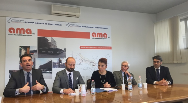 L’Aquila, l’Ama presenta un piano industriale da 7 milioni di euro per un trasporto nuovo e smart