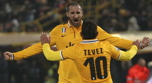 Bologna-Juve 0-2: Vidal e Chiellini per la 7. vittoria di fila