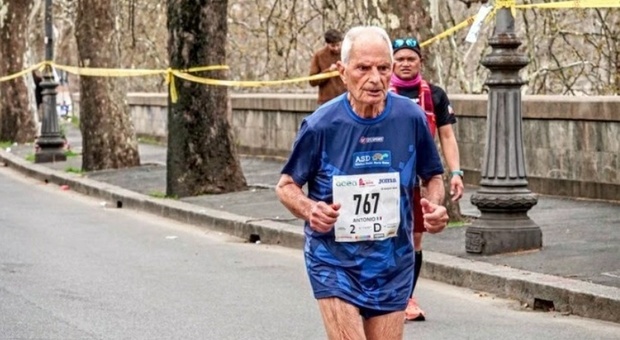 Antonio Rao, a 90 anni fa il record del mondo (di categoria) alla maratona di Roma