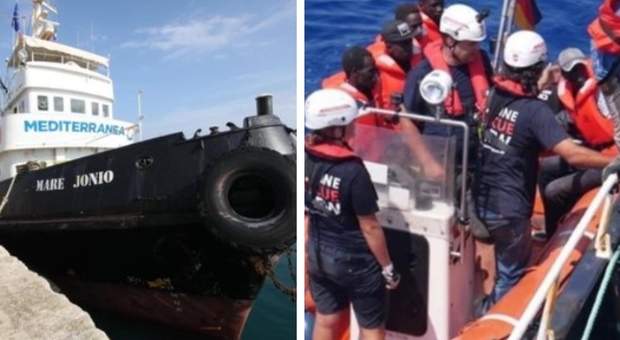 «Mare Jonio pagata per trasbordo migranti». Quattro indagati dai pm di Ragusa, anche Casarini e Caccia «Mare Jonio pagata per trasbordo migranti». Quattro indagati dai pm di Ragusa, anche Casarini e Caccia