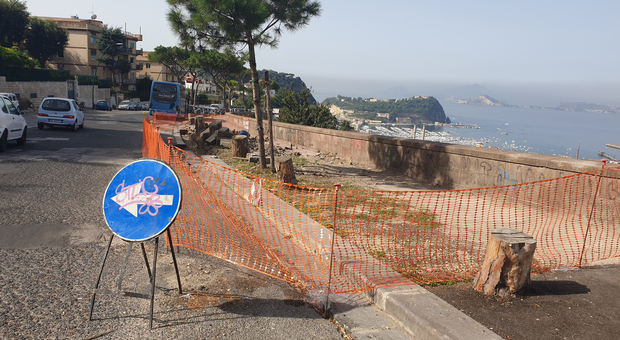 Napoli, cantiere flop in via Manzoni: in sei mesi 29 metri di lavori