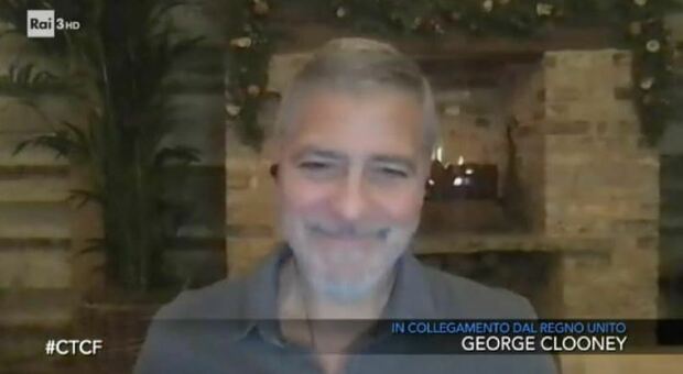 George Clooney a Che tempo che fa: «Per la prima volta non potrò venire a Como, mi mancano gli italiani»