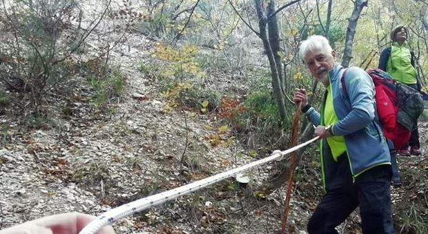 Foligno, rubate corde e catena di sicurezza lungo il percorso trekking per il Fosso Cupo