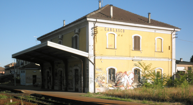 La stazione di Garlasco (Pavia)