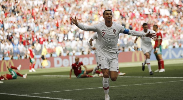 Portogallo-Marocco 1-0. E' sempre Ronaldo a far grandi i lusitani