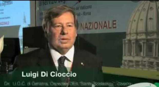 Cassino, lutto nella sanità: morto l'ex presidente provinciale dei medici Luigi Di Cioccio