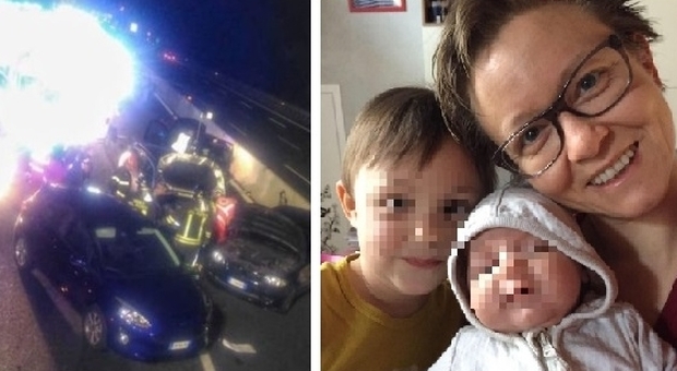 Scende dall'auto dopo l'incidente per aiutare i figli, 38enne travolta e uccisa in A8