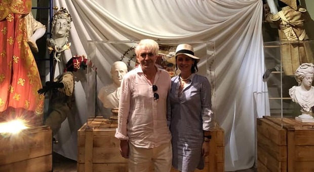 Duran Duran, Nick Rhodes in visita al museo di Capodimonte a Napoli