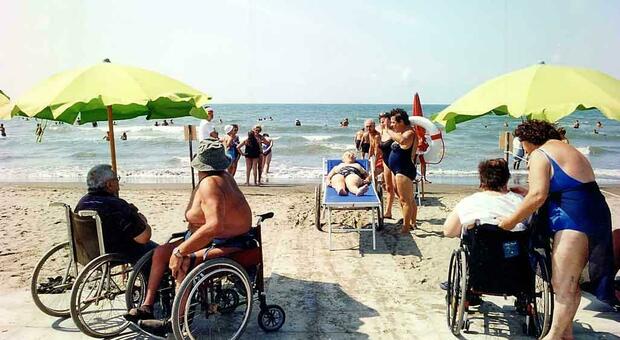 Disabili in spiaggia