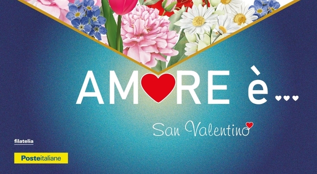 San Valentino, anche in provincia la cartolina filatelica di Poste per la festa degli innamorati