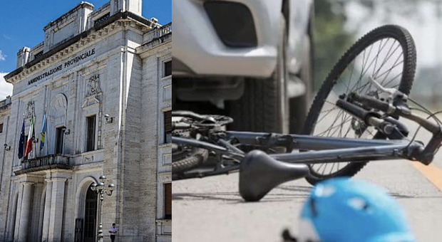 Frosinone, bimbo ferito in bici a causa di una buca: la Provincia condannata al risarcimento di 40mila euro