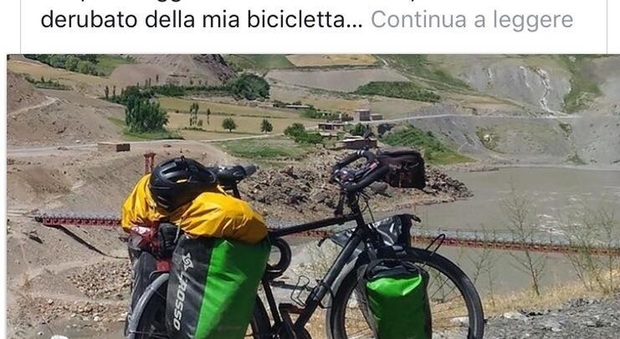 Giro del mondo in bicicletta, partito da Hong Kong si ferma in Italia: gli hanno rubato la bici. Ecco dove