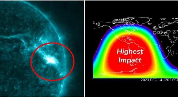 Violenta eruzione solare di classe X, è la più potente da anni: ora la Terra è a rischio di tempeste geomagnetiche