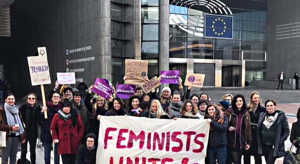 8 marzo: donne in sciopero in Belgio, più diritti anche in Ue