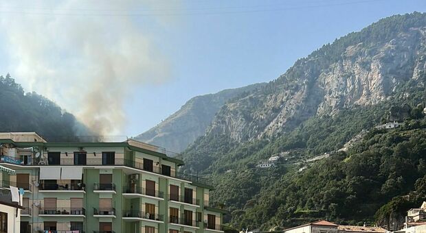 L'incendio ad Amalfi