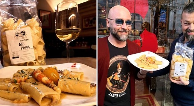 Napoli, la trovata di un ristorante: ecco i «Paccheri del Papa»