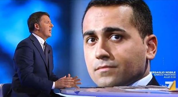 Renzi sfida Di Maio: «Sei il capo degli impresentabili vieni a confrontarti in tv»
