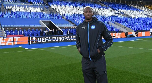 Leicester-Napoli, carica Osimhen: Victor cerca il primo gol in Europa