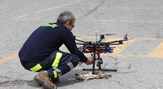 Rieti, la Protezione civile si dota di un drone per la lotta contro gli incendi boschivi